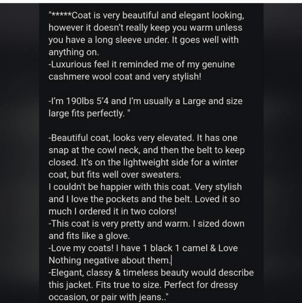 Tahari Ladies' Faux Wool Wrap Coat, nwt - Picture 7 of 8